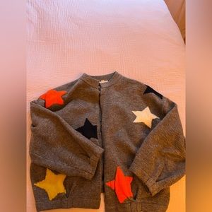 Star gray cardigan